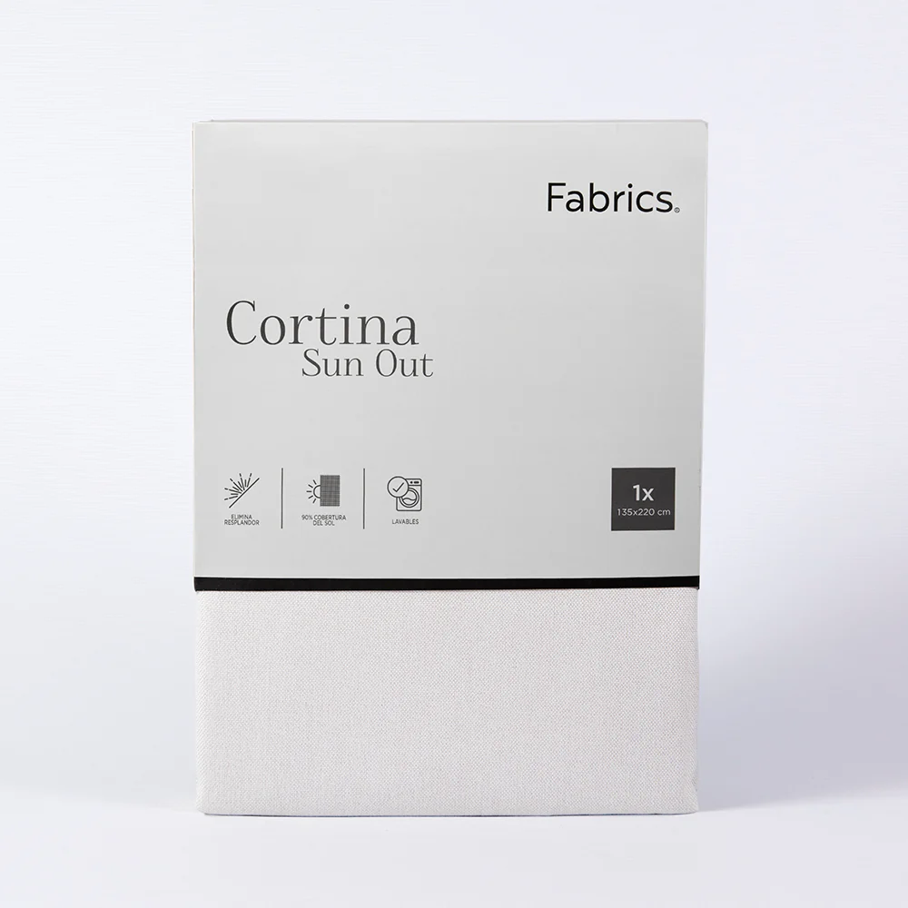 Cortina Sun Out 135x220cm Crudo - Image 4