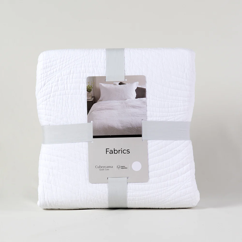 Cubrecama Quilt Slate 2 Plazas Blanco - Image 5