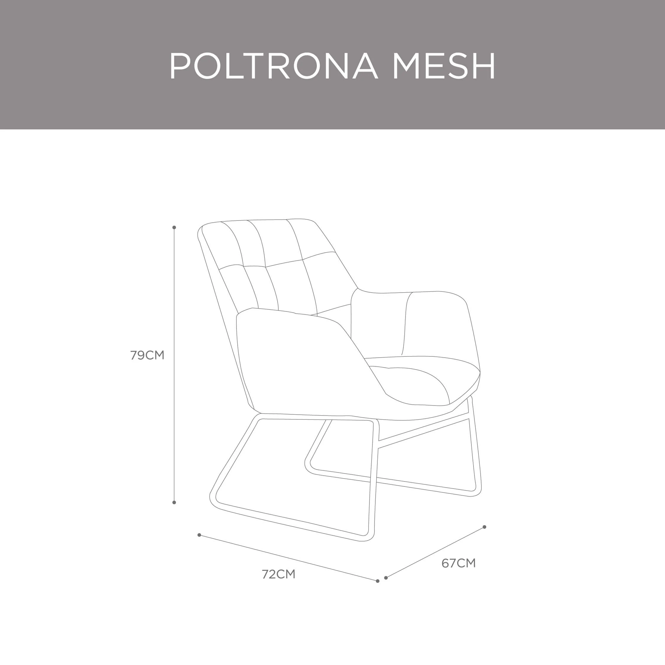 Poltrona Mesh Granito - Image 7
