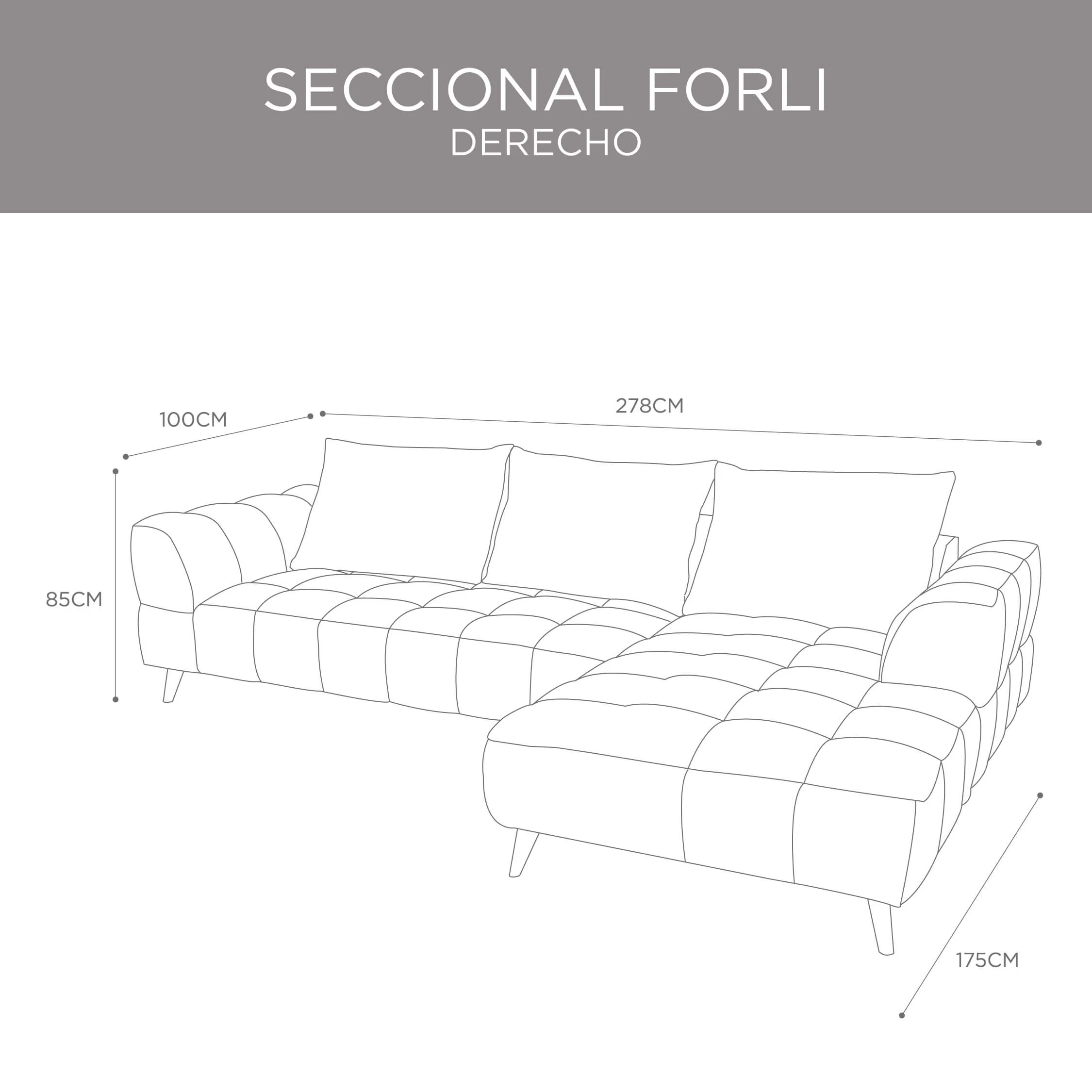 Seccional Forli Crudo Derecho - Image 5